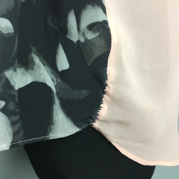 Vision of Roses with Sheer Back Blouse - Picture 7 of 7